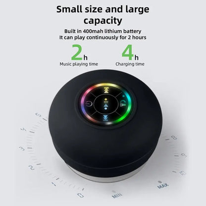 bluetooth shower speaker waterproof