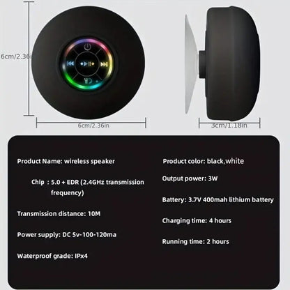 bluetooth shower speaker waterproof