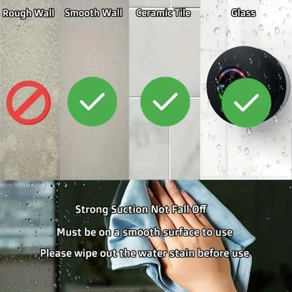 bluetooth shower speaker waterproof